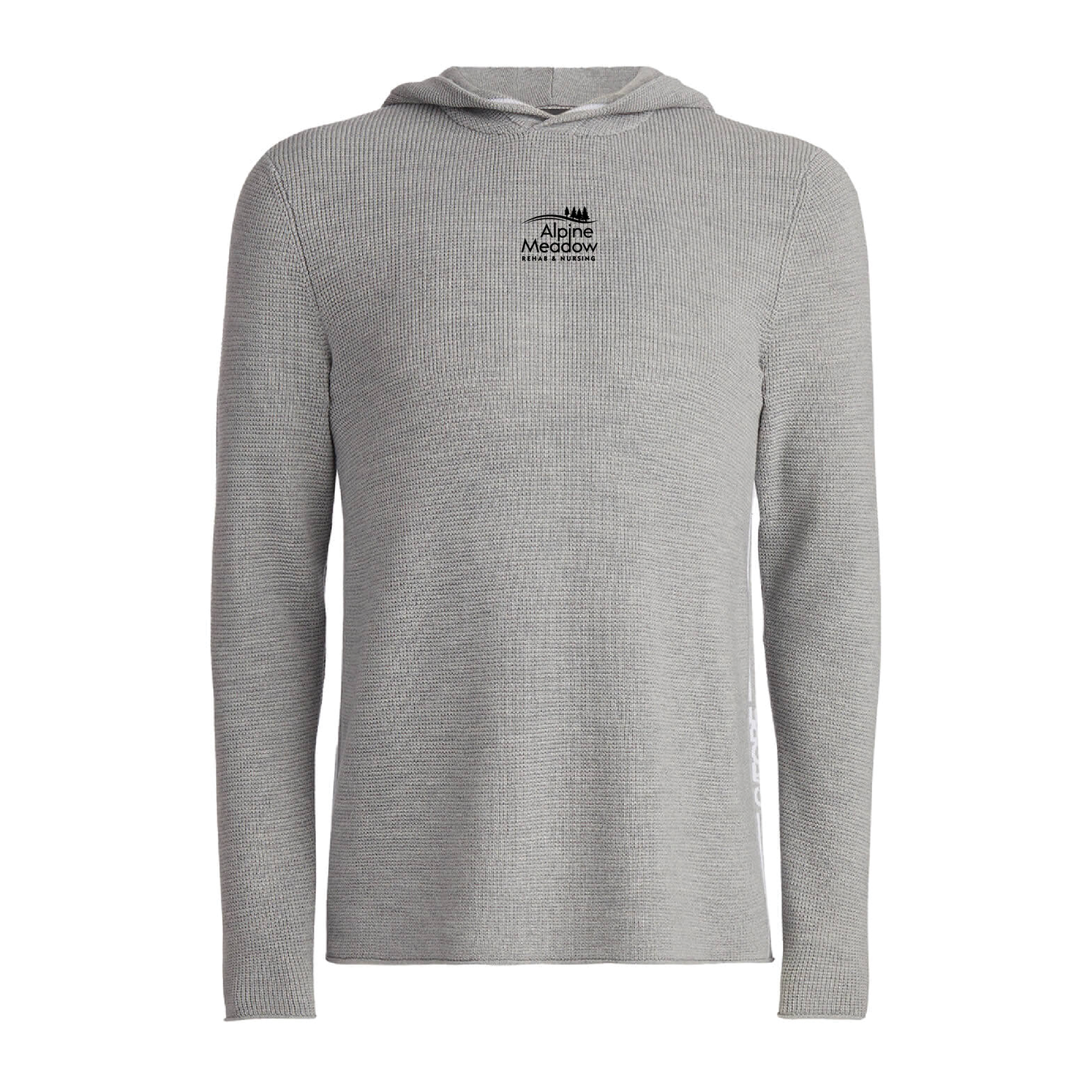 G/FORE Men's Waffle Stitch Merino Wool Hooded Sweater Alpine Meadow