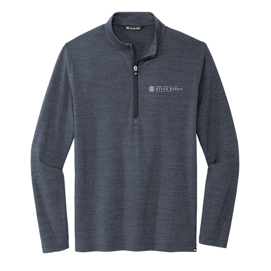 TravisMathew Men's Crestview 1/4-Zip Villa River