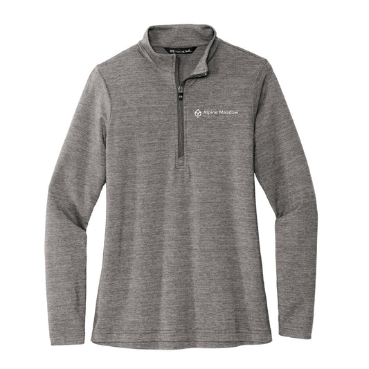 TravisMathew Women's Crestview 1/4-Zip Alpine Meadow