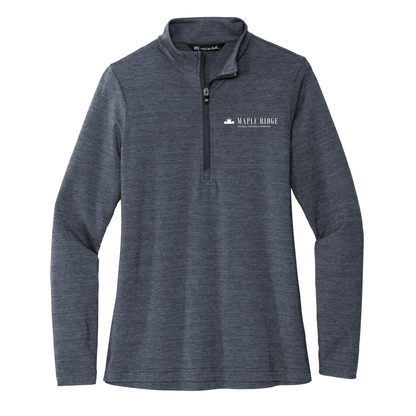 TravisMathew Women's Crestview 1/4-Zip Maple Ridge