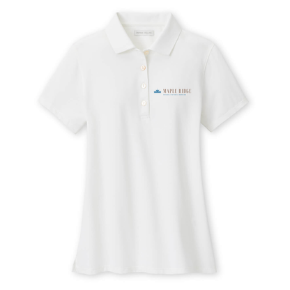 Peter Millar Women's Albatross Short Sleeve Polo Maple Ridge