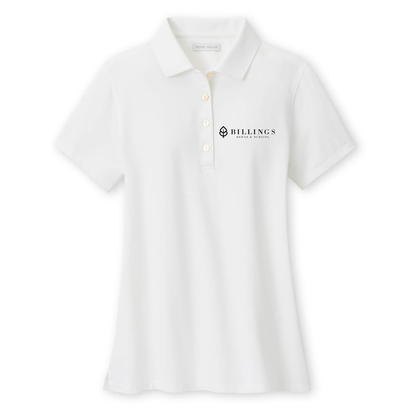 Peter Millar Women's Albatross Short Sleeve Polo Billings Rehab