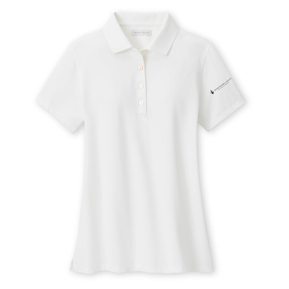Peter Millar Women's Albatross Short Sleeve Polo Northern Pines