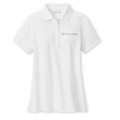 Peter Millar Women's Albatross Short Sleeve Polo Bella Terra