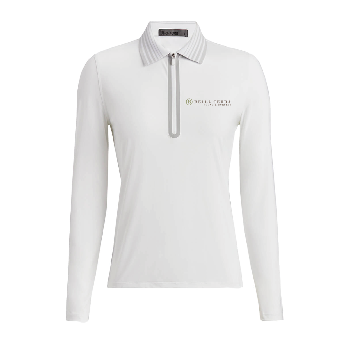 G/FORE Women's Silky Tech Nylon Quarter-Zip Polo Bella Terra