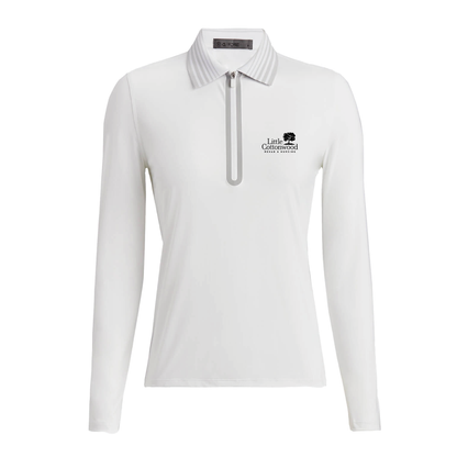 G/FORE Women's Silky Tech Nylon Quarter-Zip Polo Little Cottonwood