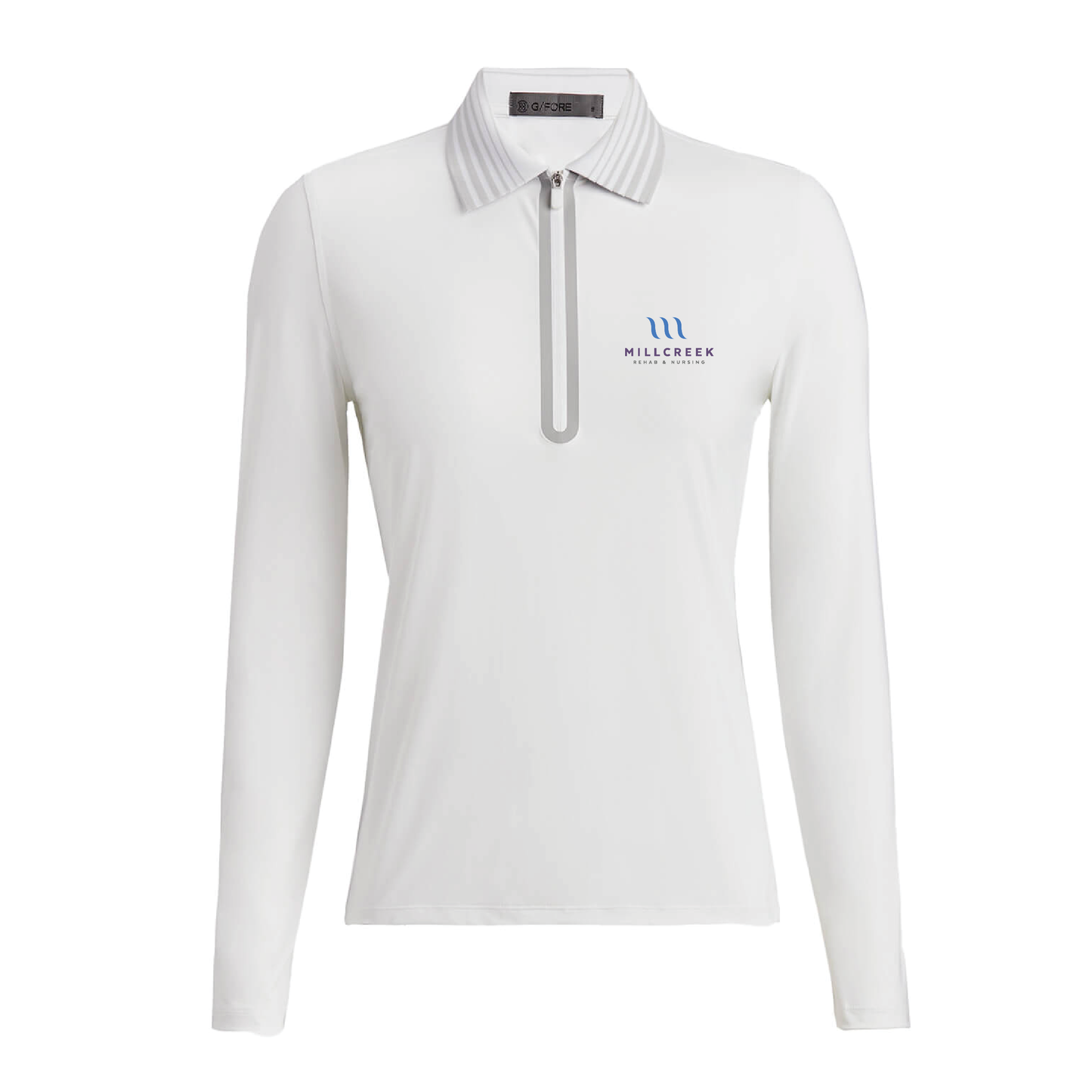 G/FORE Women's Silky Tech Nylon Quarter-Zip Polo Millcreek