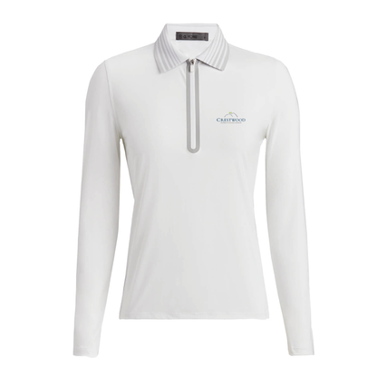 G/FORE Women's Silky Tech Nylon Quarter-Zip Polo Crestwood