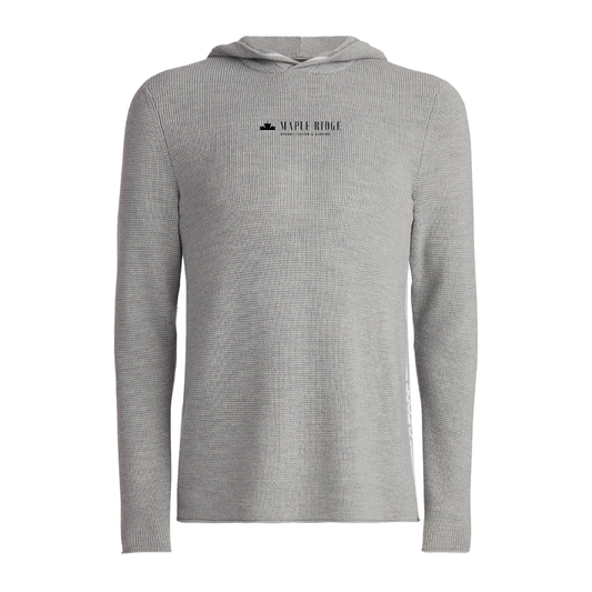 G/FORE Men's Waffle Stitch Merino Wool Hooded Sweater Maple Ridge