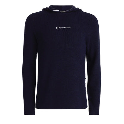 G/FORE Men's Waffle Stitch Merino Wool Hooded Sweater Alpine Meadow