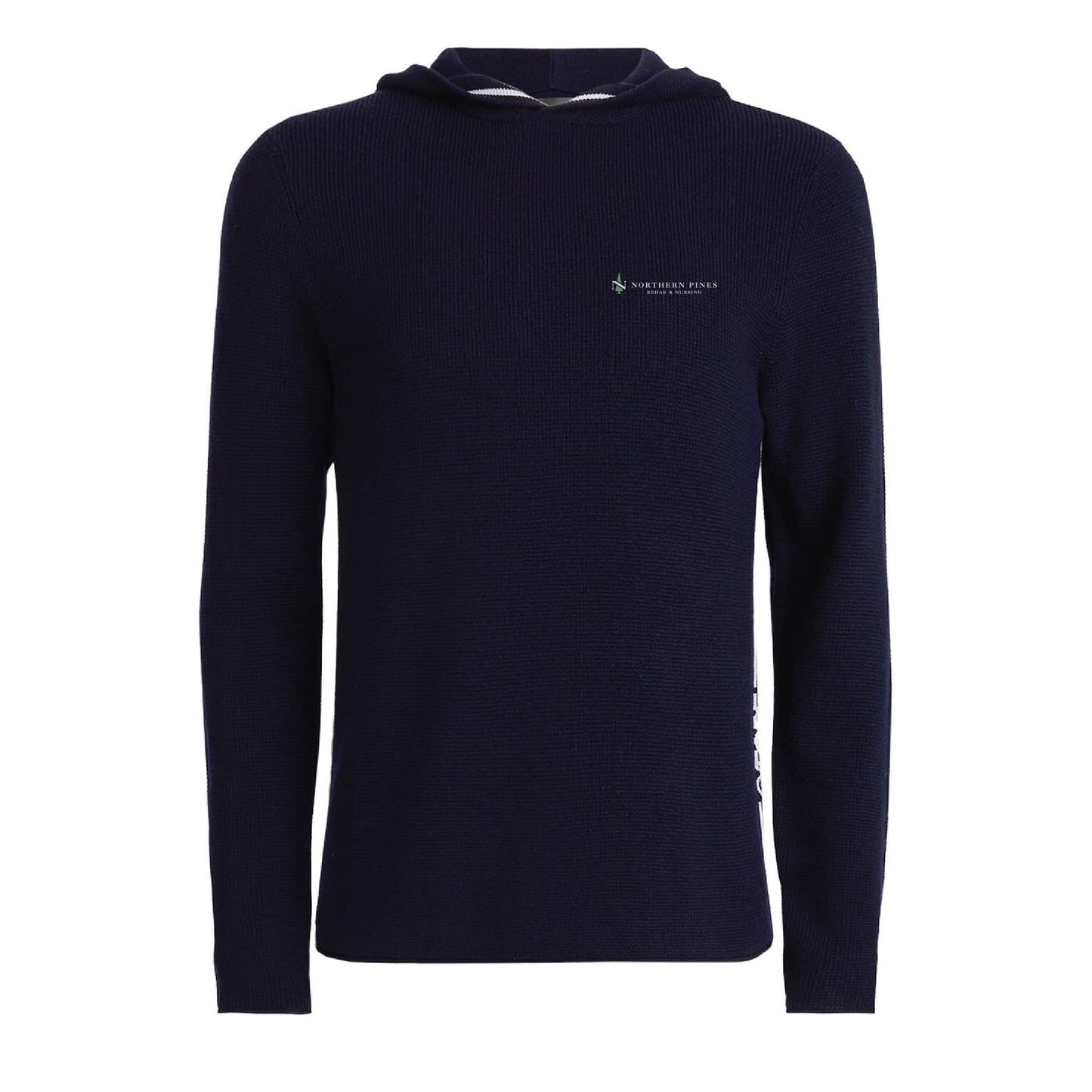 G/FORE Men's Waffle Stitch Merino Wool Hooded Sweater Northern Pines