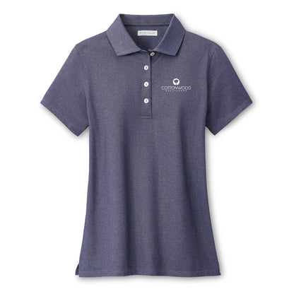 Peter Millar Women's Albatross Short Sleeve Polo Cottonwood