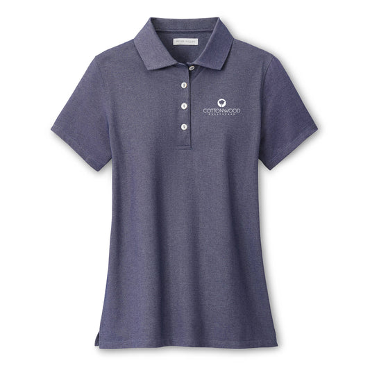 Peter Millar Women's Albatross Short Sleeve Polo Cottonwood