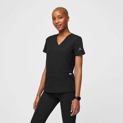 Casma Three-Pocket Scrub Top Cottonwood