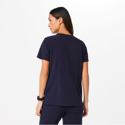 Casma Three-Pocket Scrub Top Colorado