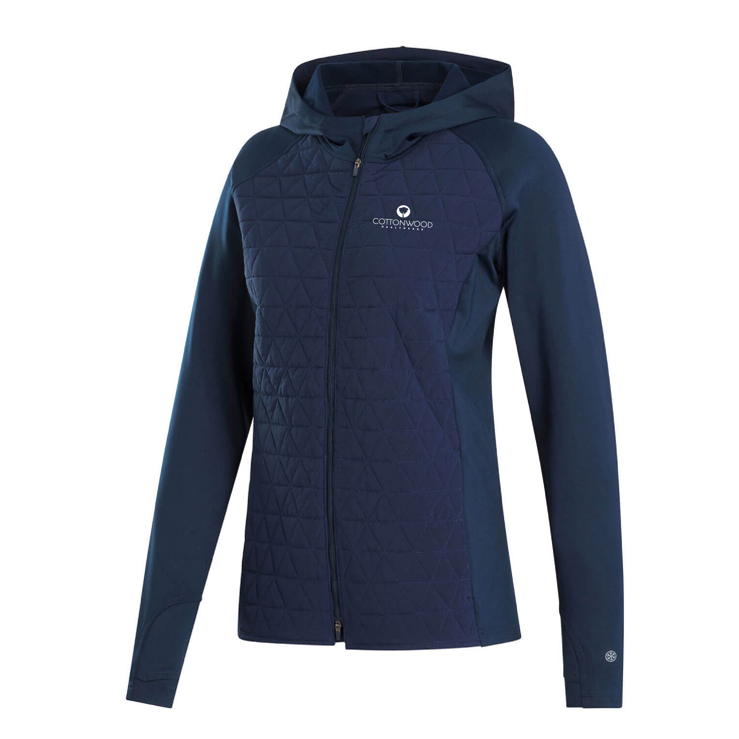 FootJoy Women's ThermoSeries Full-Zip Hoodie Cottonwood