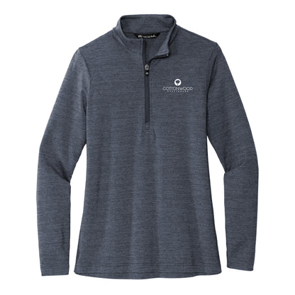 TravisMathew Women's Crestview 1/4-Zip Cottonwood