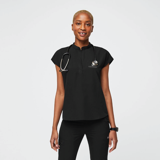Rafaela Oversized Scrub Top Cottonwood