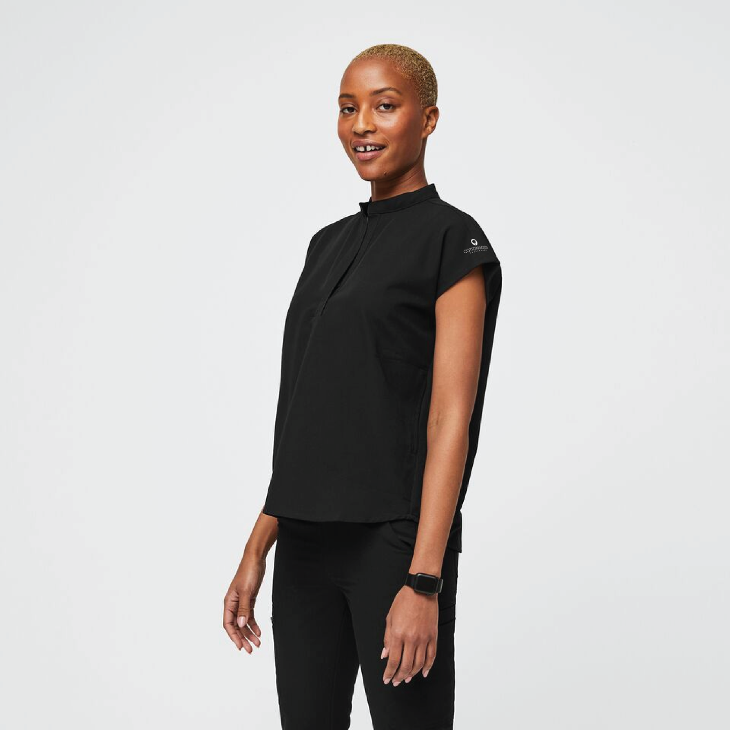 Rafaela Oversized Scrub Top Cottonwood