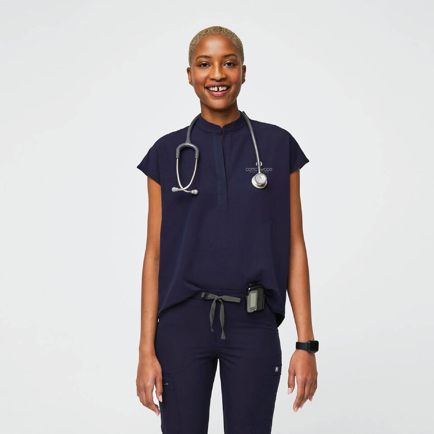 Rafaela Oversized Scrub Top Cottonwood