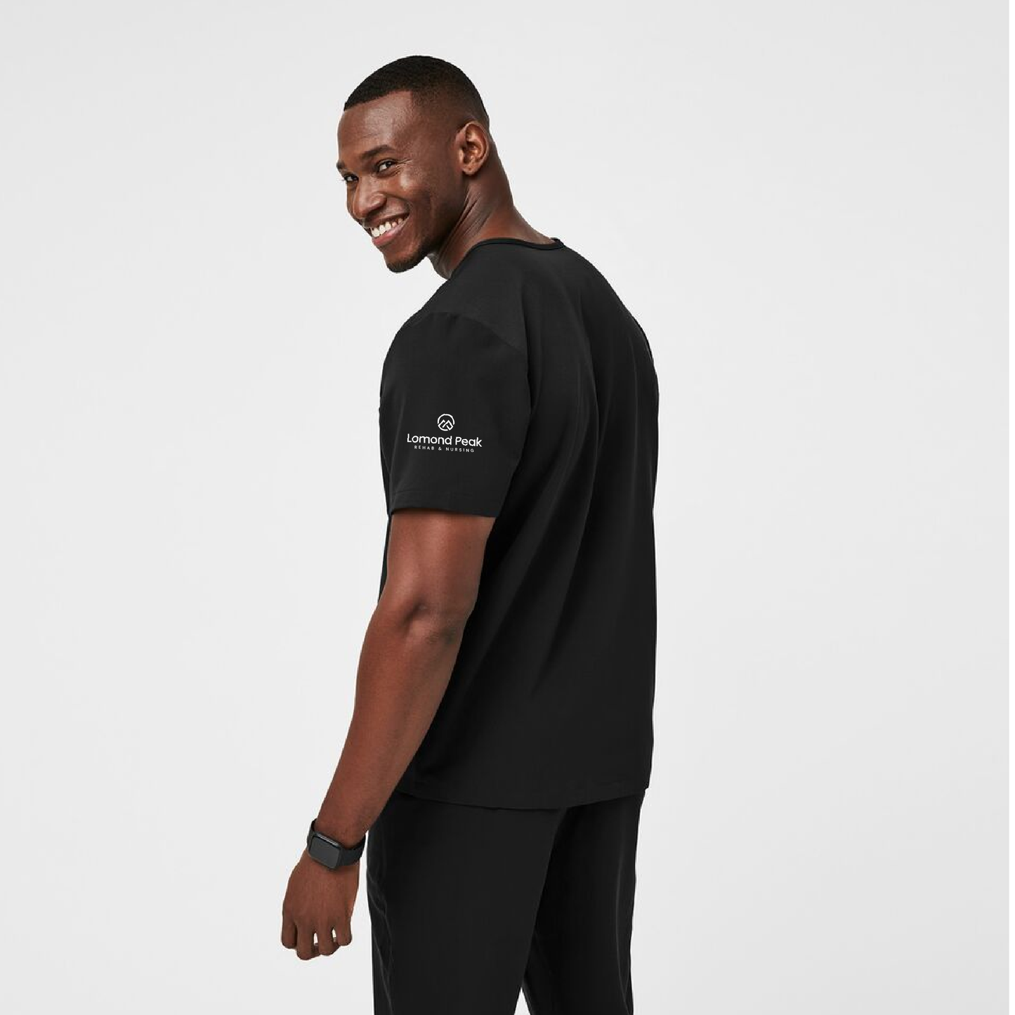 Leon Three-Pocket Scrub Top Lomond Peak