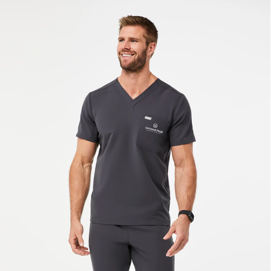 Leon Three-Pocket Scrub Top Lomond Peak