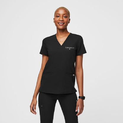 Casma Three-Pocket Scrub Top Larchwood