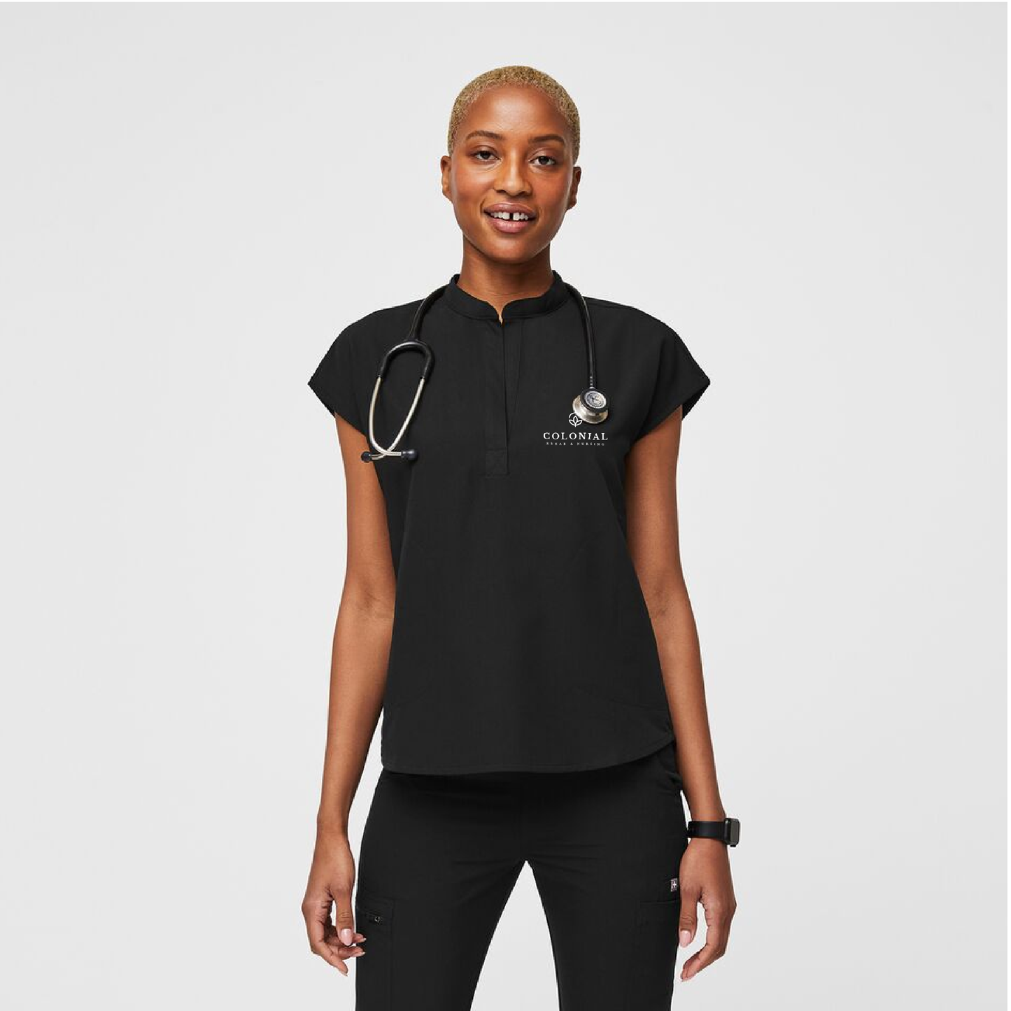 Rafaela Oversized Scrub Top Colorado