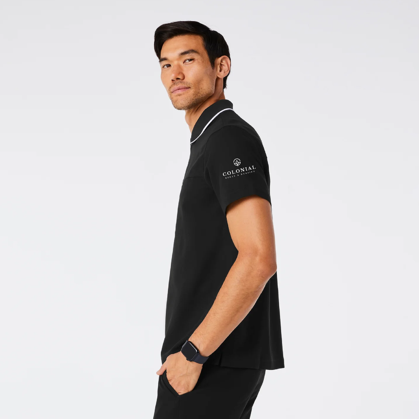 Jasper Polo Scrub Top Colorado