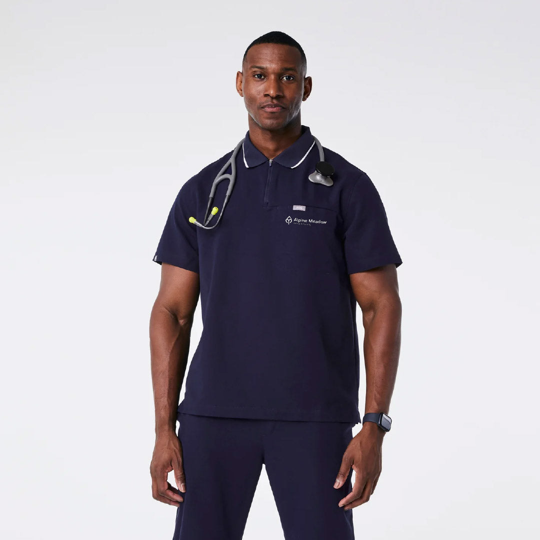 Jasper Polo Scrub Top Alpine Meadow